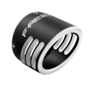 Eleminator 400 End Cap Black Sculpted